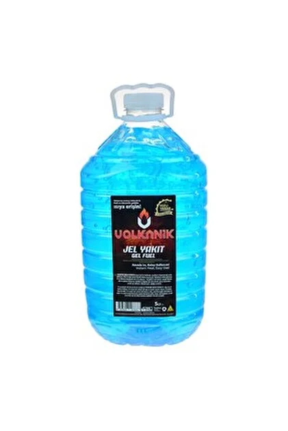 VOLKANİK JEL OCAK YAKITI MAVİ 5 LT