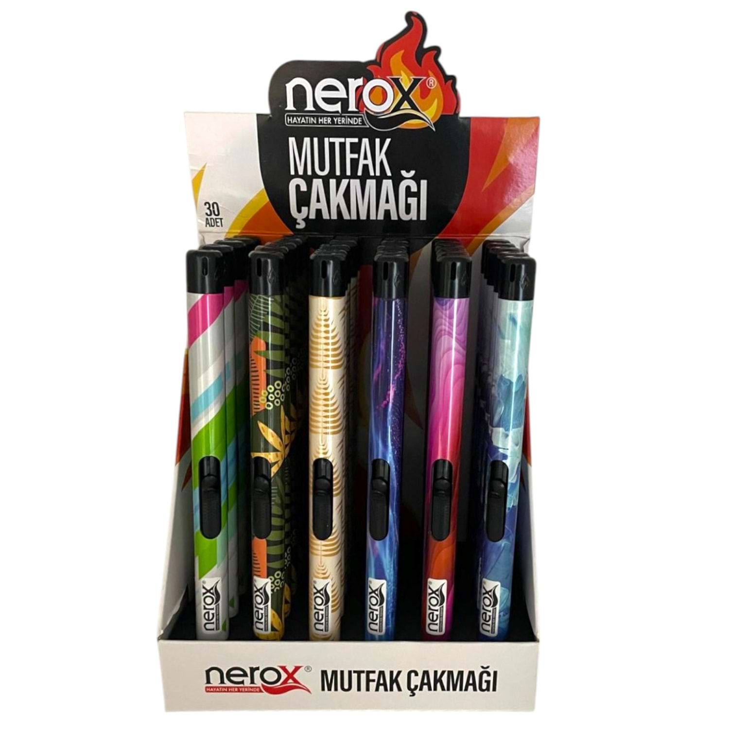 NEROX İNCE OCAK ÇAKMAK DESENLİ