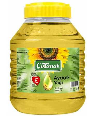 ÇOTANAK AYÇİÇEK YAĞI 5 LT