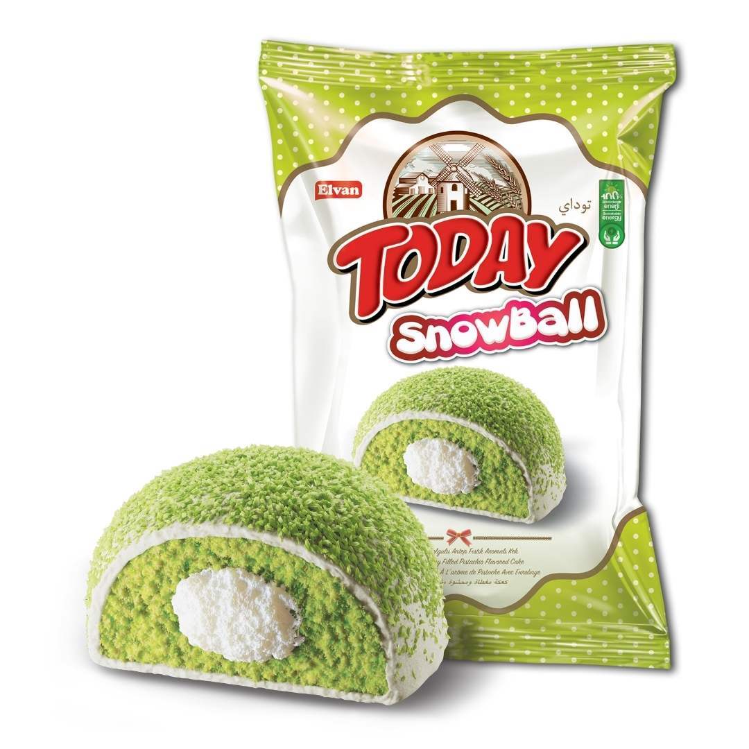 ELVAN TODAY SNOWBALL ANTEP FISTIKLI  KEK 35 GR