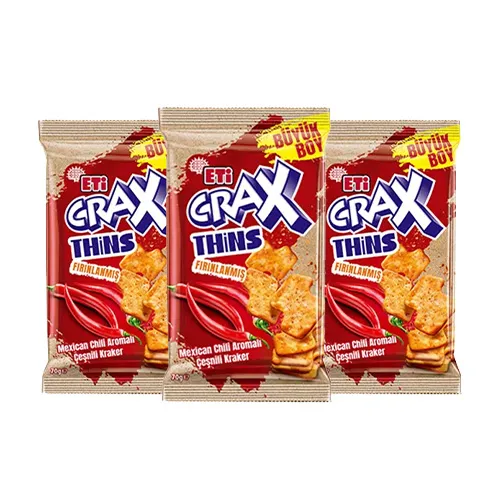 ETİ GRAX THİNS FIRINLANMIŞ MEXİCAN CHİLİ AROMALI 70 GR