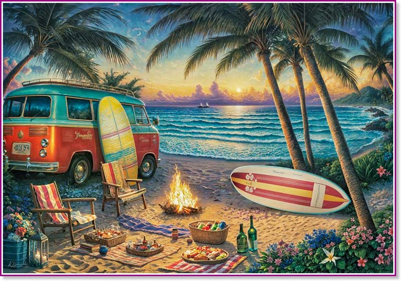 CA GAMES SAHİLDEKİ KARAVAN PUZZLE 500 CA500-7526