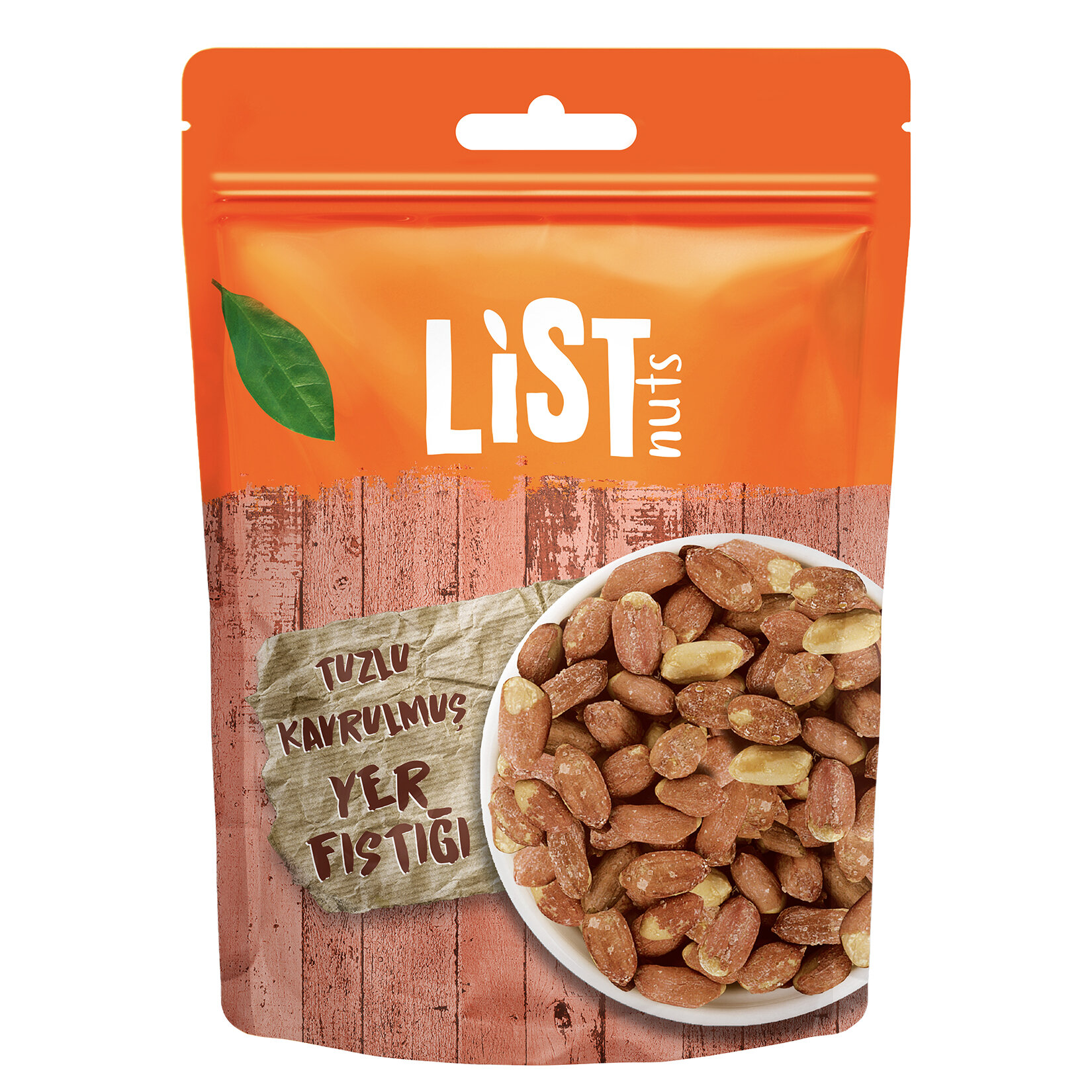 LIST NUTS TUZLU KIZARMIŞ YER FISTIĞI 150 GR
