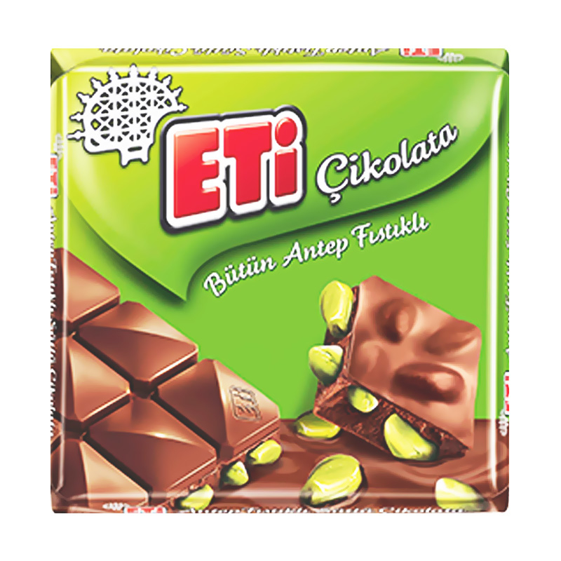 ETİ FISTIKİŞİ %20 ANTEP FISTIKLI ÇİKOLATA 50 GR