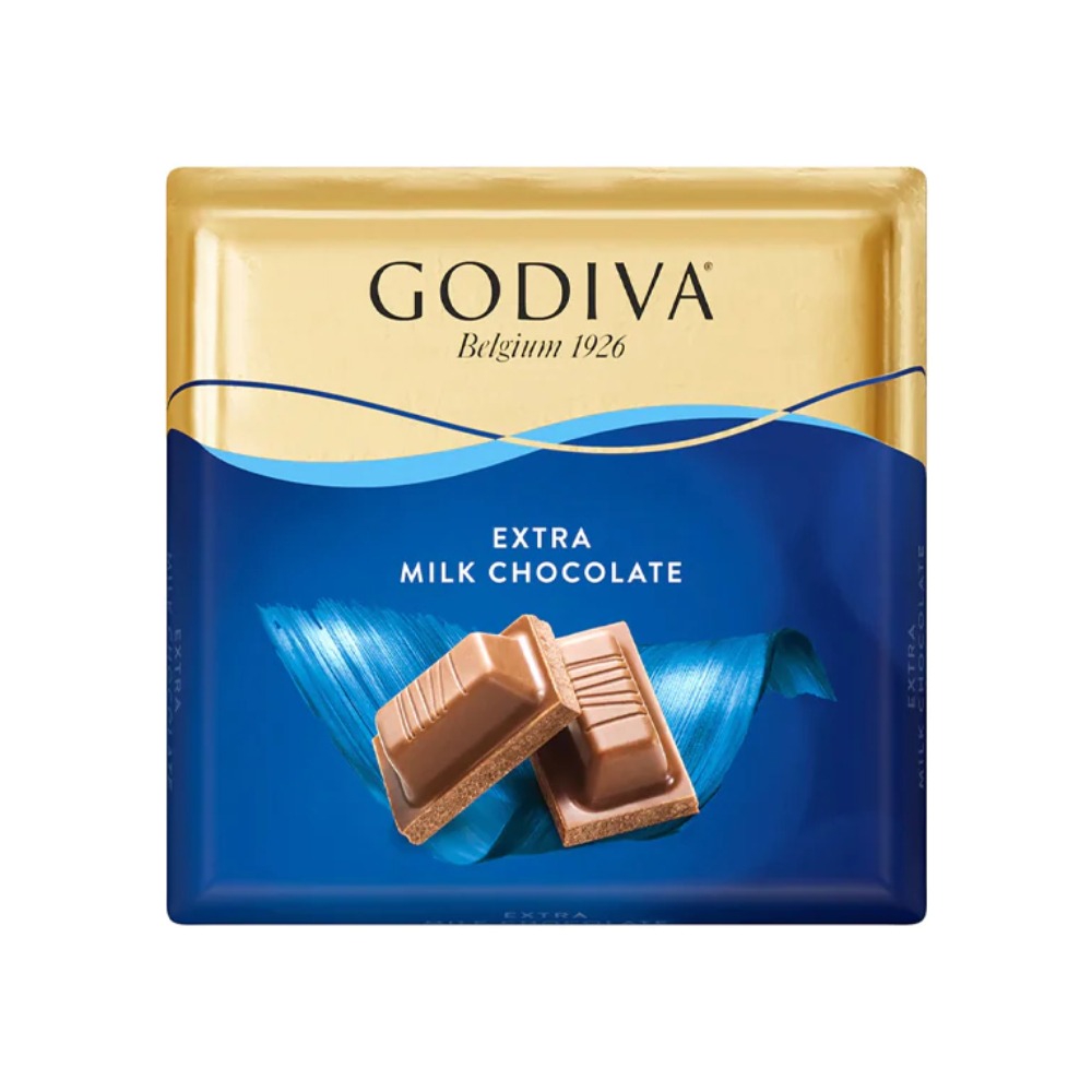 GODIVA EXTRA MILK CHOCOLATE 60 GR