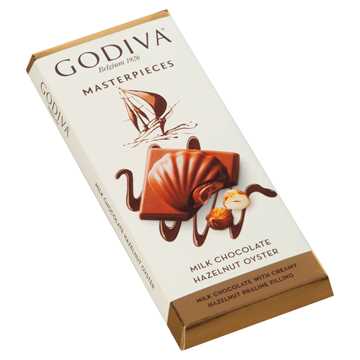 GODİVA SÜTLÜ FINDIKLI İSTİRİDYE TABLET ÇİKOLATA 83 GR