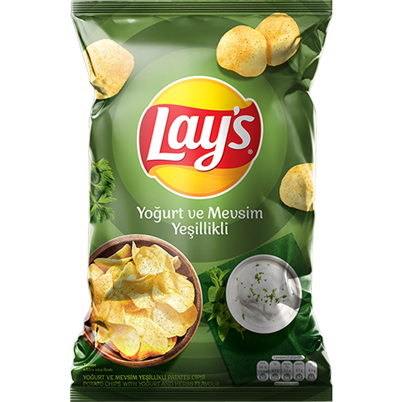 LAYS YOĞURT VE MEVSİM YEŞİLLİKLİ 160 GR