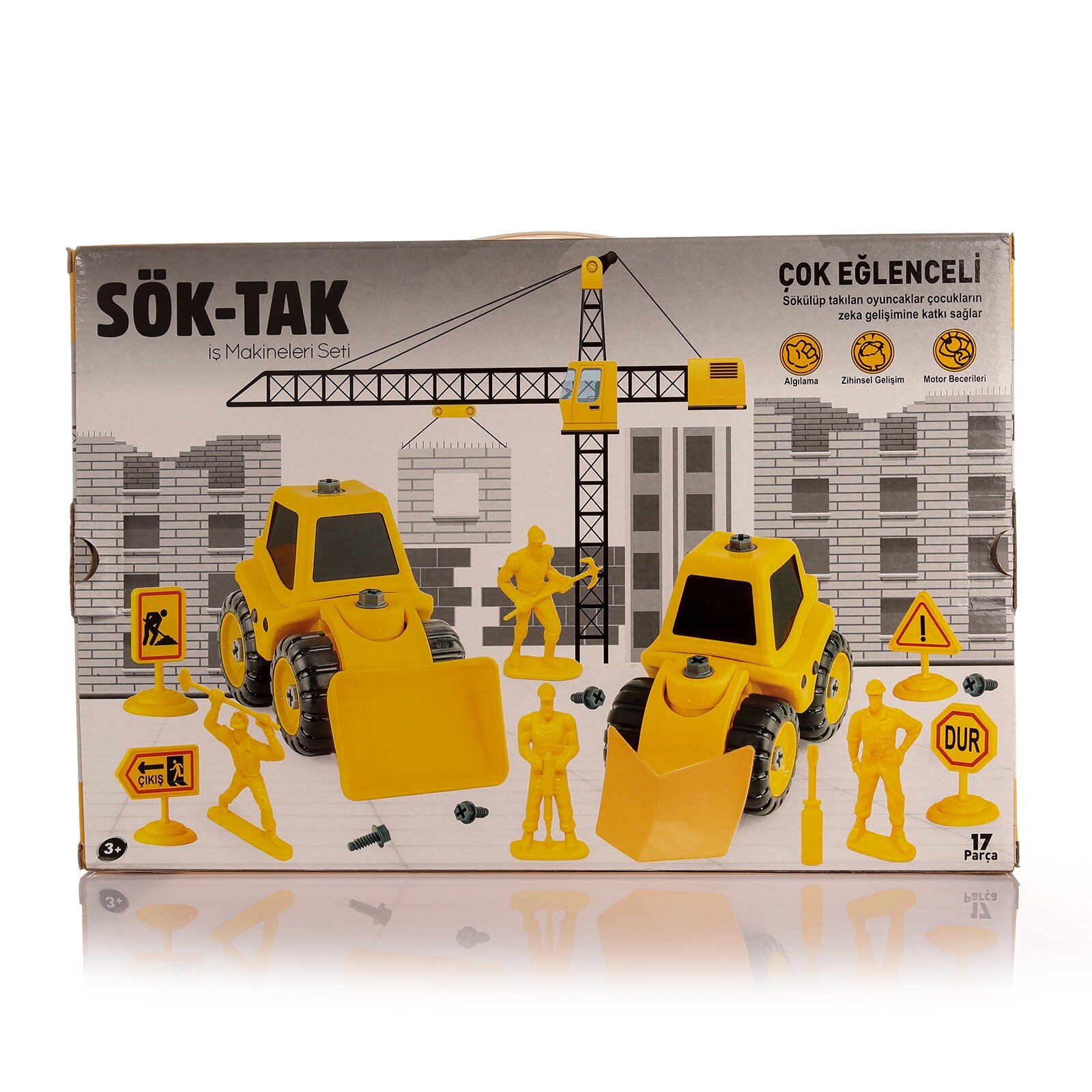 CNM SÖK TAK DOZER OYUN SETİ 17 PARÇA CNM14