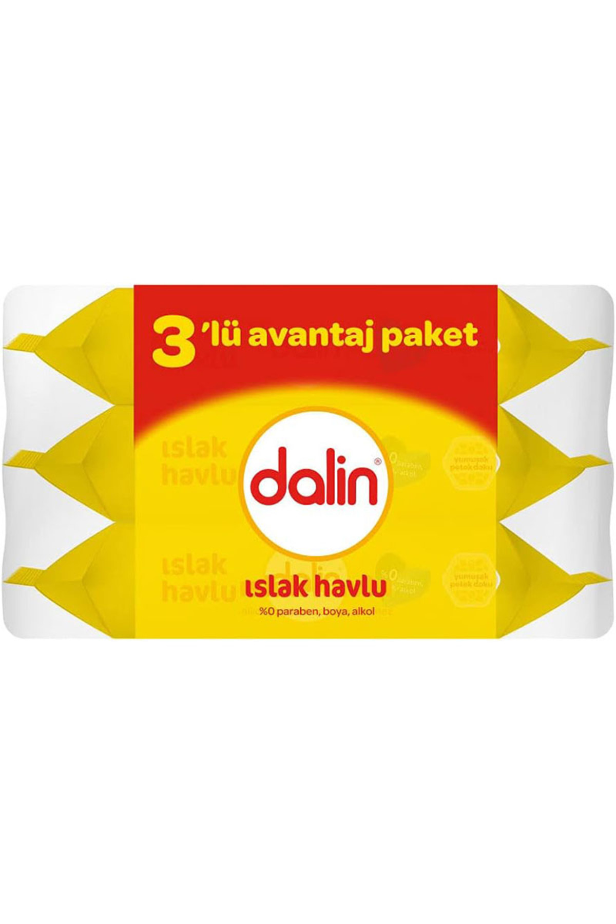 DALİN ISLAK MENDİL 3 LÜ 