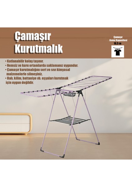 DAYSTONE FORTE ANTRASİT ÇAMAŞIR KURUTMALIK