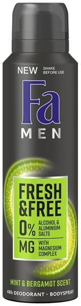 FA MEN FRESHLY FREE DEODORANT 150 ML