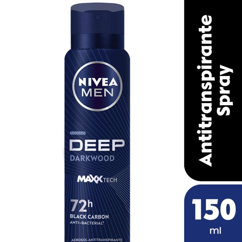 NIVEA MEN DEEP DARKWOOD  MAXTECH 72 SAAT 150 ML