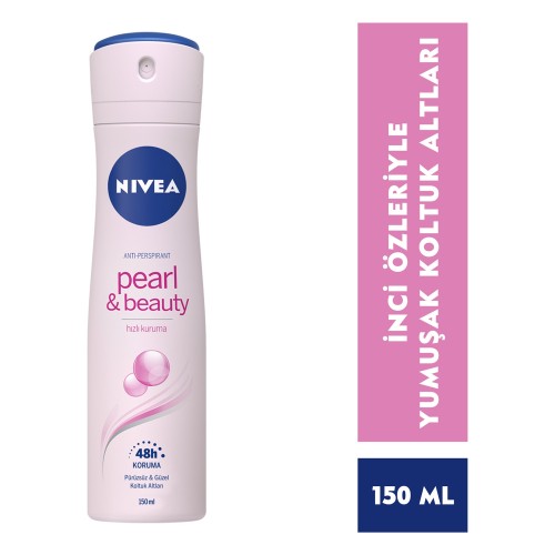 NIVEA YUMUŞAK VE PÜRÜZSÜZ İNCİ ÖZLERİ VE AVOKADO YAĞLI DEODORANT 150 ML