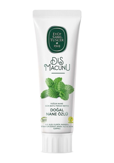 EYÜP SABRİ TUNCER DOĞAL NANE ÖZLÜ  DİŞ MACUNU 60 ML