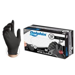DOLPHİN PUDRASIZ SİYAH ELDİVEN M