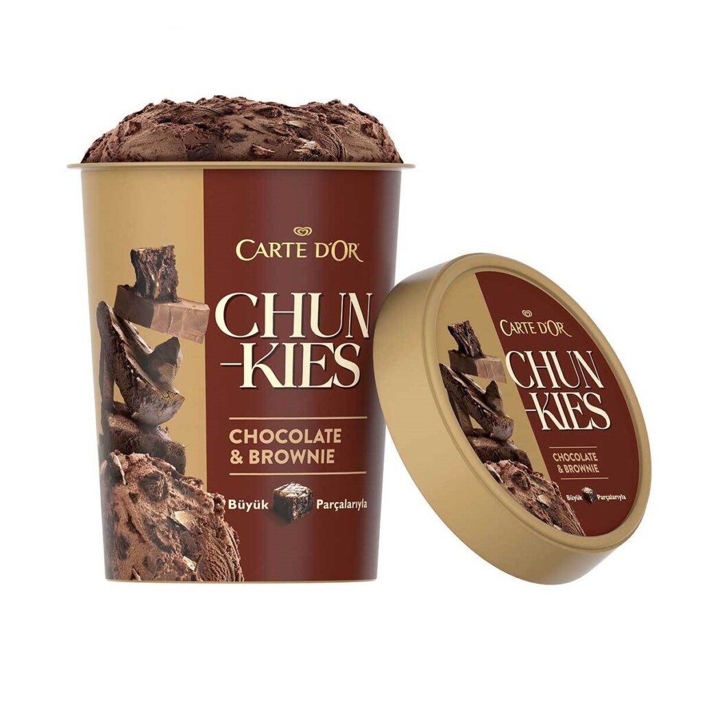 ALGIDA CARTEDOR CHUNKIES BROWNIE 430 ML