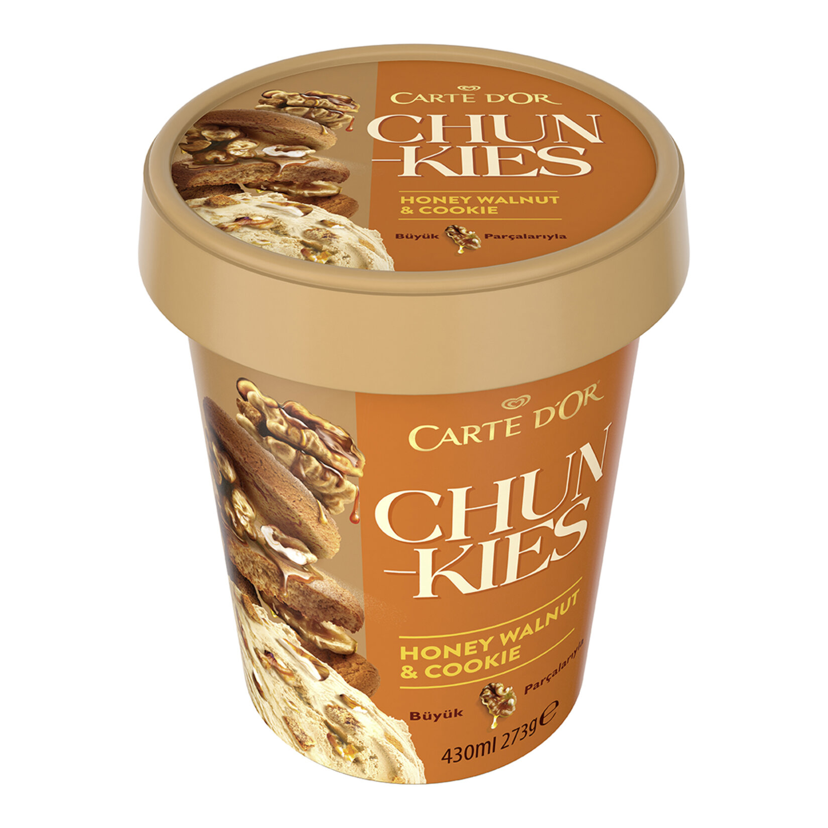 ALGIDA CARTEDOR  CHUNKIES KARAMEL 430 ML