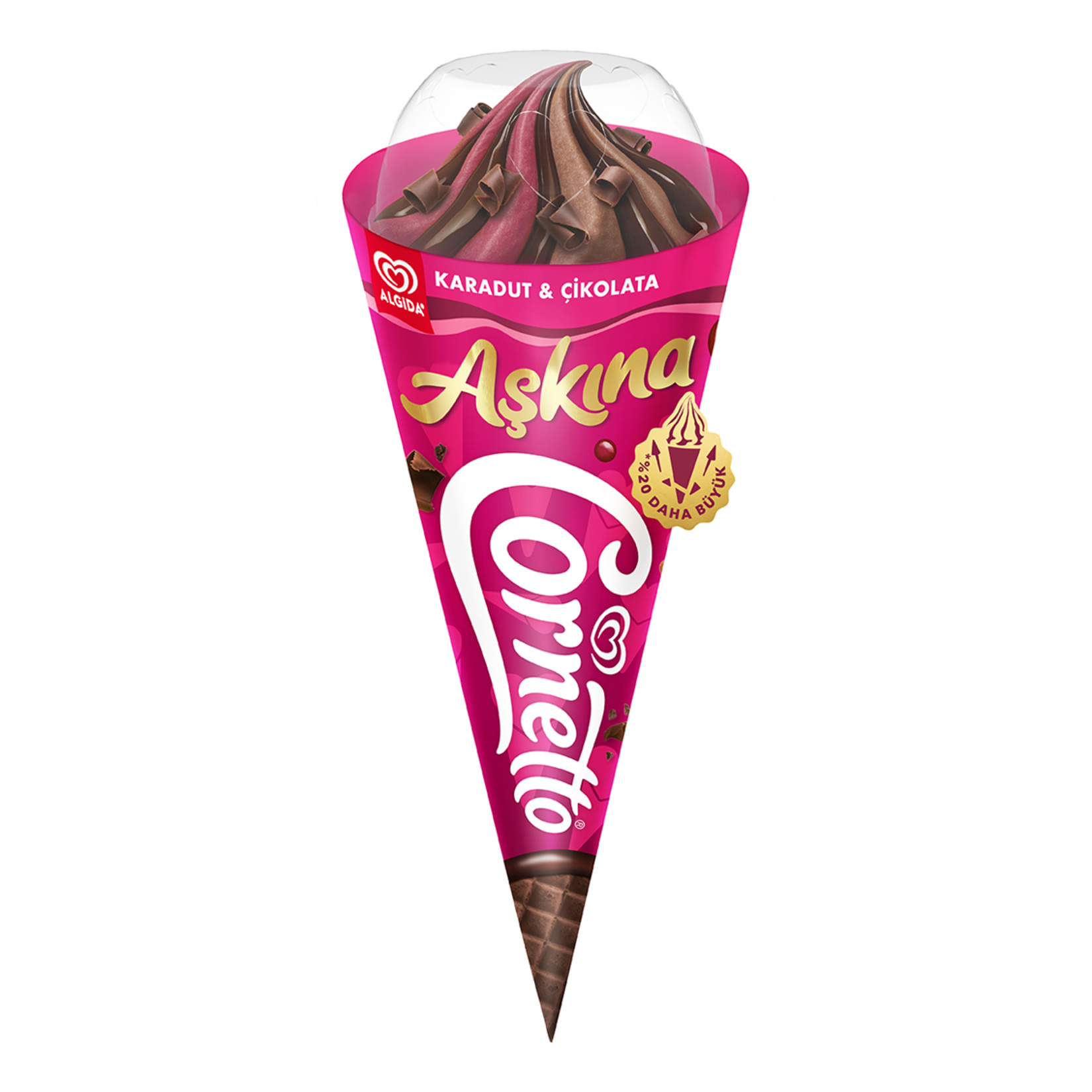 ALGIDA CORNETTO ASKINA KARADUT-ÇİKOLATA 150 ML