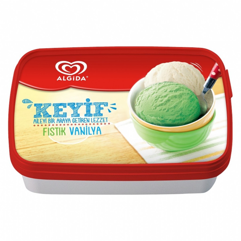 ALGIDA KEYİF FISTIK VANİLYA 750 ML