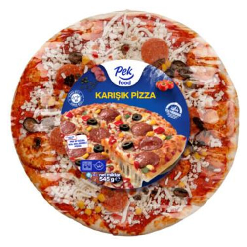 PEK FOOD KARIŞIK PİZZA  545 GR