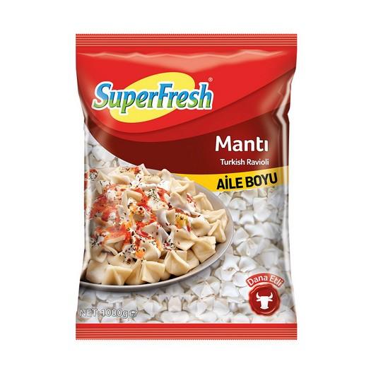 SUPERFRESH AİLE BOY MANTI 1000 GR