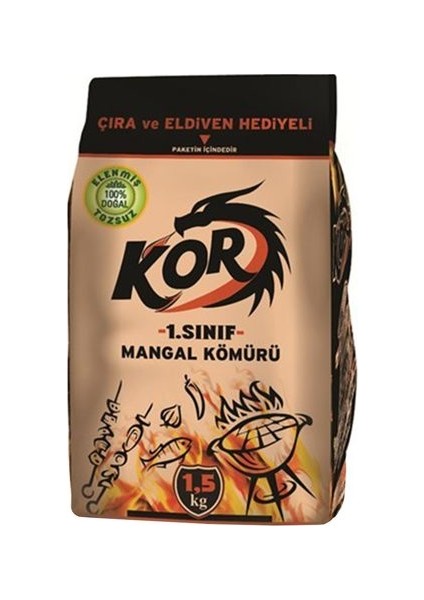 ECOR PRATİK MANGAL KÖMÜRÜ 1,5 KG