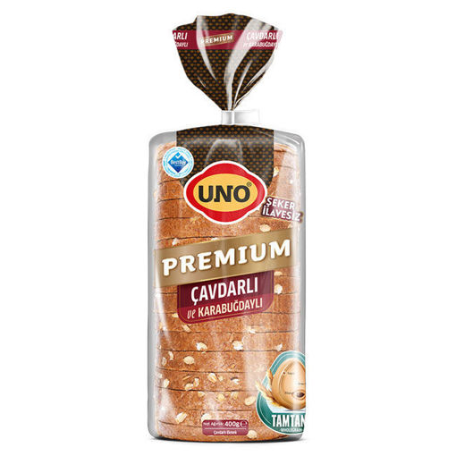 UNO PREMIUM ÇAVDARLI VE KARABUĞDAYLI EKMEK 400 GR