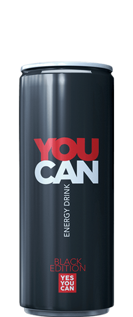 YOU CAN BLACK EDITION ENERJİ İÇECEĞİ 250 ML