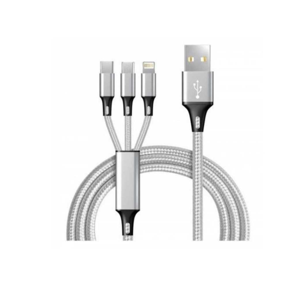 CONCORD 3IN1 ARADA ŞARJ KABLOSU
