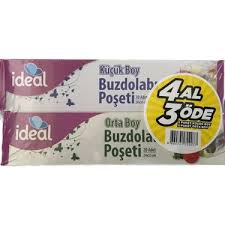 İDEAL KÜÇÜK BOY BUZDOLABI POŞETİ 4 AL 3 ÖDE