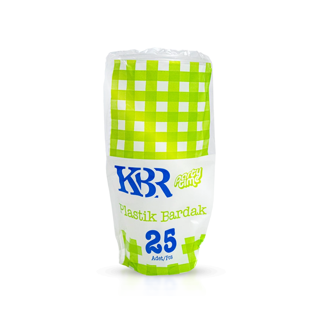 KBR PLASTİK BARDAK 25 ADET