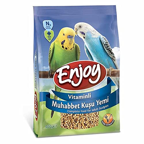 ENJOY VİTAMİNLİ MUHABBET KUŞU YEMİ  400 GR