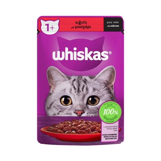 WHISKAS SIĞIRLI KEDİ ÖDÜL MAMASI 85 GR