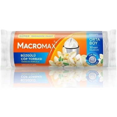 MACRO MAX ORTA BOY ÇÖP TORBASI 55X60 CM 10 ADET
