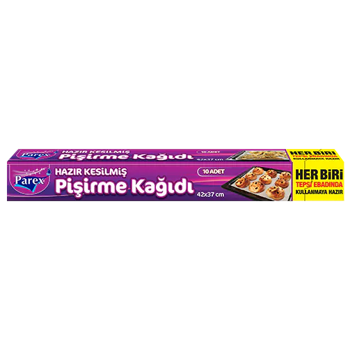 PAREX HAZIR KESİLMİŞ PİŞİRME KAĞIDI 10 ADET