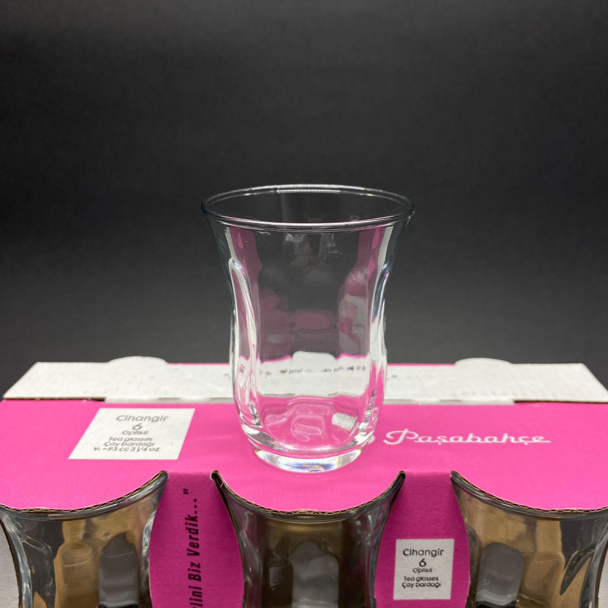 PAŞABAHÇE ÇAY BARDAĞI OPTİKLİ(CİHANGİR) 6 ADET
