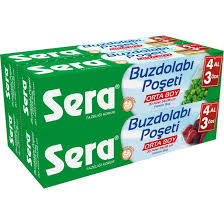 SERA ORTA BOY BUZDOLABI POŞETİ 4 AL 3 ÖDE