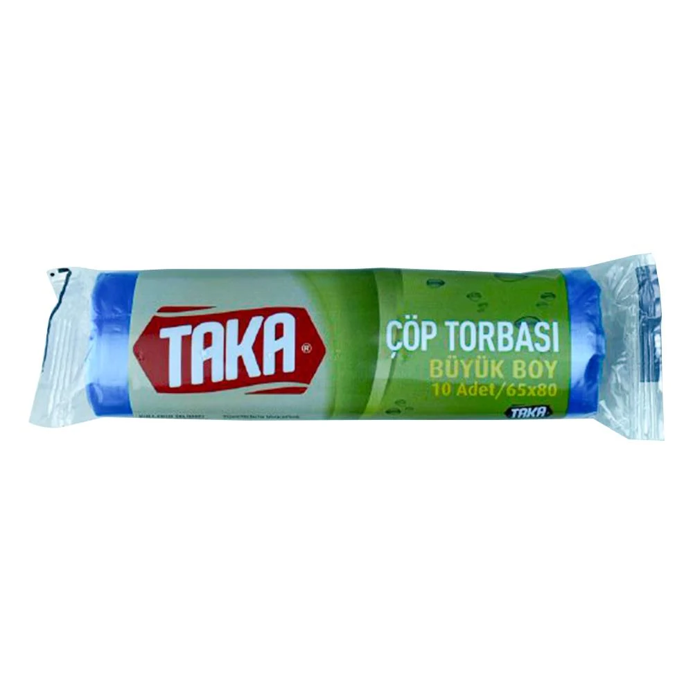 TAKA BÜYÜK BOY ÇÖP POŞETİ 65X80 CM 10 ADET
