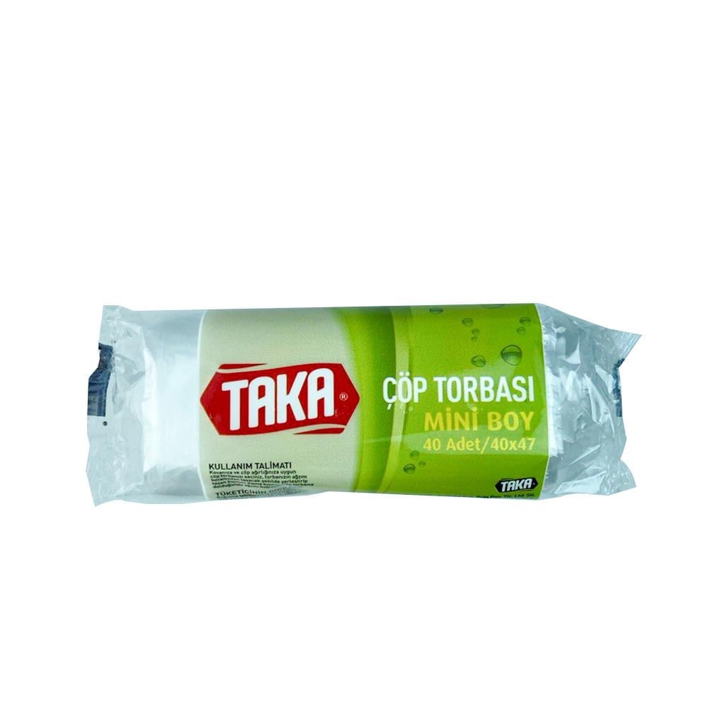 TAKA MİNİ BOY ÇÖP POŞETİ 40 ADET