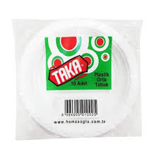 TAKA PLASTİK TABAK 10 LU