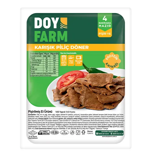 DOY FARM KARIŞIK PİLİÇ DÖNER 300 GR