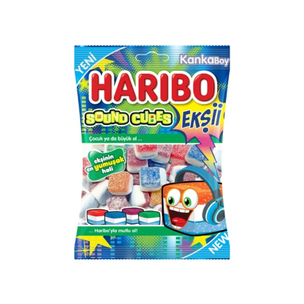 HARİBO SOUND CUBES EKŞİ 80 GR