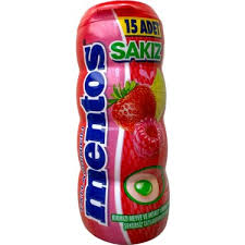 MENTOS KIRMIZI MEYVE  AROMALI SAKIZ 30 GR
