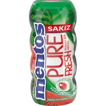 MENTOS  PURE FRESH  KARPUZ  AROMALI SAKIZ 30 GR
