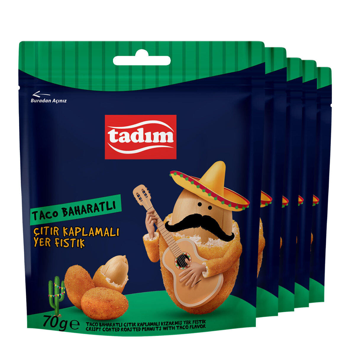 TADIM TACO BAHARATLI YER FISTIK 70 GR