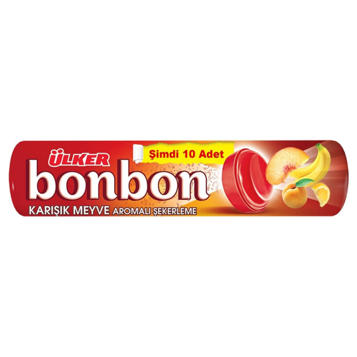 ÜLKER  BONBON KARIŞIK MEYVE AROMALI ŞEKER 36 GR