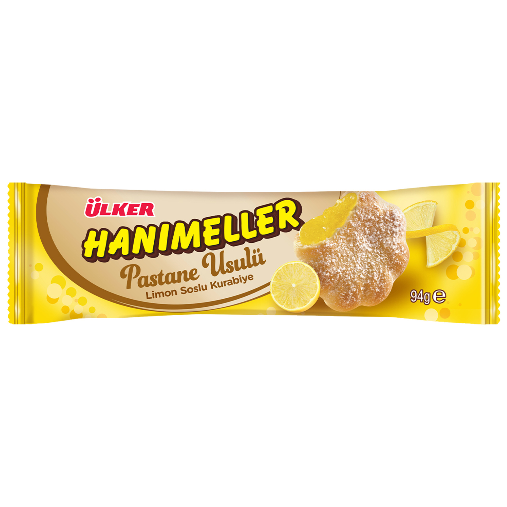 ÜLKER HANIMELLER PASTANE USULÜ LİMON SOSLU KURABİYE 94 GR
