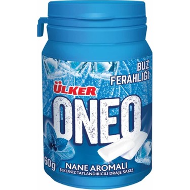 ÜLKER ONEO DRAJE NANE AROMALI SAKIZ ŞİŞE 60 GR