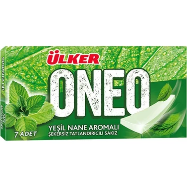 ÜLKER ONEO SLIMS 60 DK YEŞİL NANE AROMALI SAKIZ 27 GR