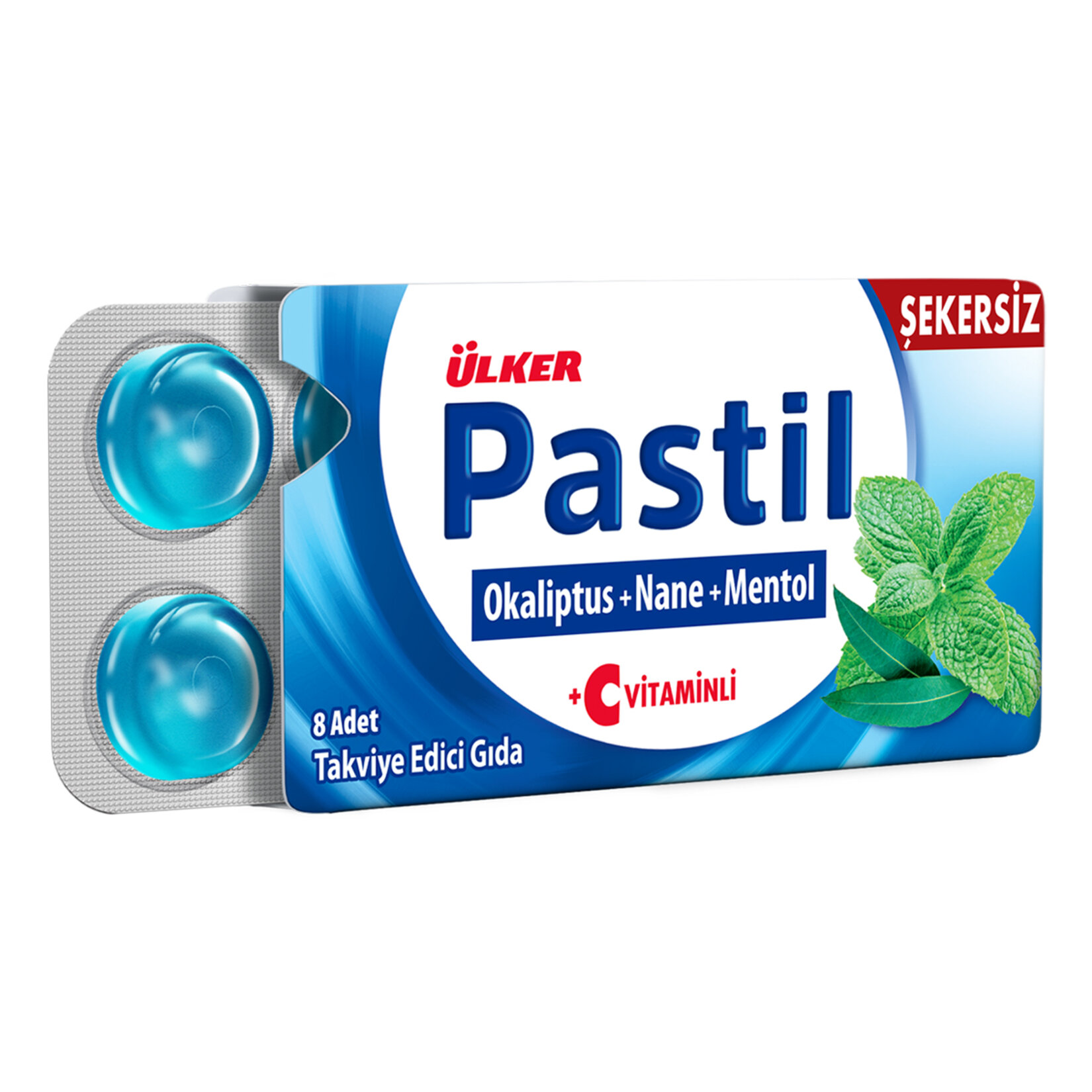 ÜLKER PASTİL OKALİPTUS+NANE+MENTOL 8 ADET